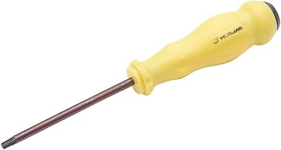 Utoolmart T30 - Destornillador de seguridad (6 mm, punta magnética), color amarillo