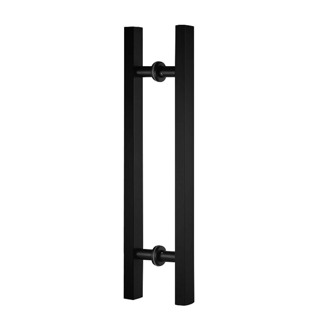 Maniglia per porta scorrevole per porta del fienile Maniglia per porta push-pull commerciale a tubo quadrato in acciaio inossidabile resistente/Maniglia per porta in vetro/Maniglia per porta