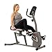 Sunny Health & Fitness Magnetic Recumbent Exercise Bike with?Easy Adjustable Seat, Device Holder, RPM and Pulse Rate Monitoring | SF-RB4806, Grey
