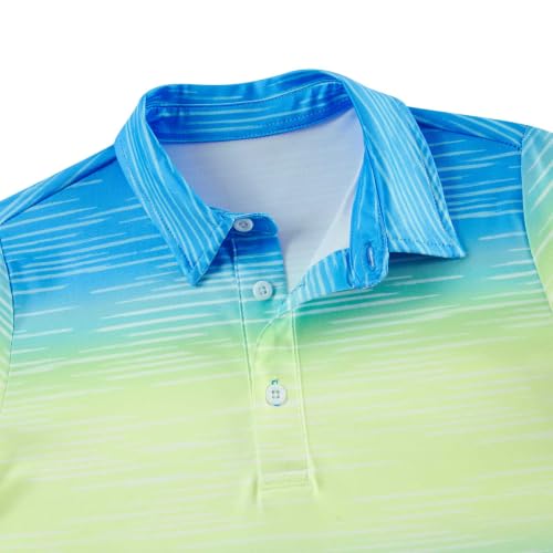 westwolf Boys Hawaiian Polo Shirt Golf Clothes Sea Wave 5-6 Years - image 4