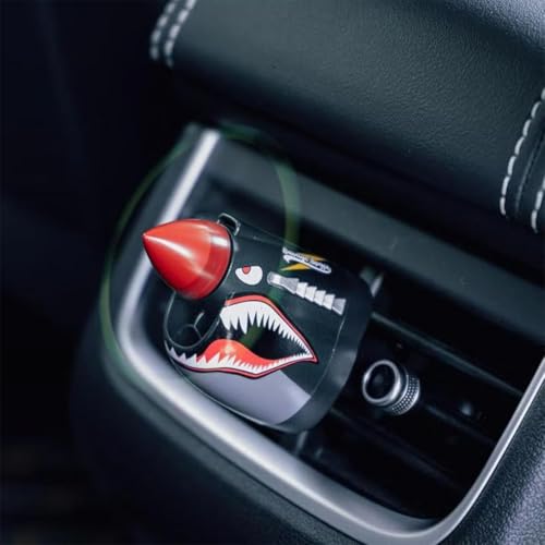 Image of P-40 Warhawk Car Air Freshener, P-40 Warhawk Creative Propeller Car Decor, Vent Clip,Car Accessories for Men, With Spinning Propeller (One size, Tig)