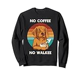 Funny Dog Drinking Coffee Lovers Dog Walker
