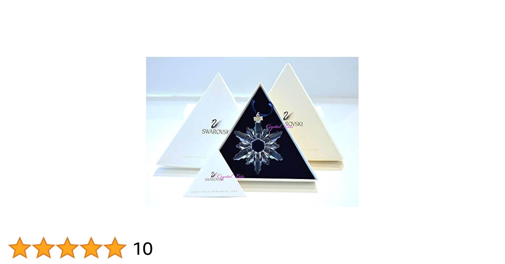 【SWAROVSKI】クリスマスオーナメント 1998年 SWAROVSKI】クリスマスオーナメント 1998年 希少 SWAROVSKI