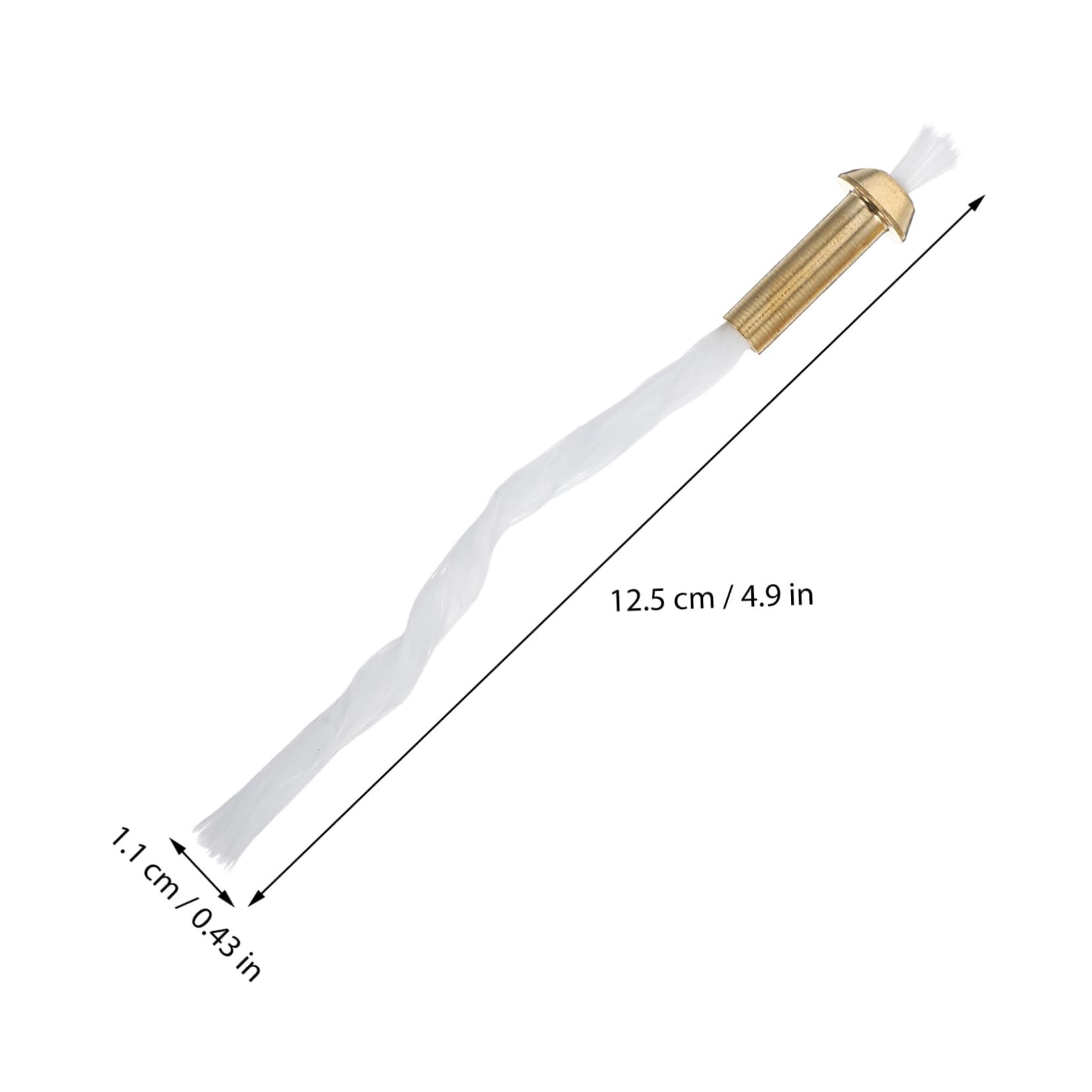 Lurrose Metal Benderpipe Roller Wick for Oil Lamps 2 Pack Durable Versatile Replacement Wicks