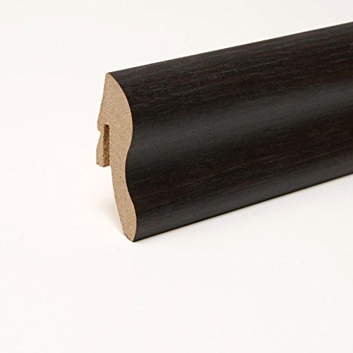 Preisvergleich Produktbild Sockelleiste - Fußleiste 40 x 22 x 2.600mm Dekor Wenge