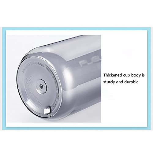 Waterfles Sportfles Grote Waterfles 700 ml / 23 OZ Wide-Mond Water Flessen met Handvat voor Wandelen Travel Outdoor Flessen Fles (Kleur: Zwart) - Image 8