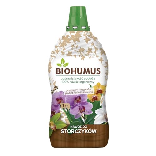 Biohumus Orchideendünger für Orchideen und blühende Pflanzen 1l