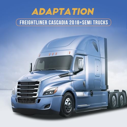 Image of Front Bumper Center Grille Insert Compatible with Freightliner Cascadia 2018-2023