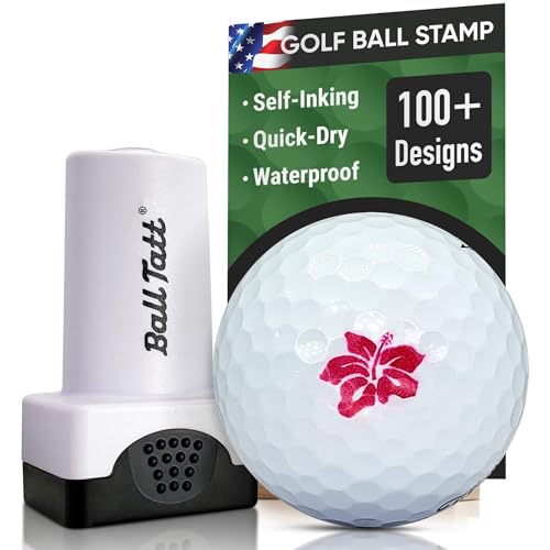 Ball Tatt - Golf Ball Stamp, Self-Inking Marker - Quick-Dry