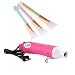 4Pcs Bubble Buster Tool for Making Epoxy Glitter Tumblers, Specially-Made Heat Gun for DIY Acrylic Resin Cups Tumblers to Remove Air Bubbles with 3Pcs Silicon Epoxy Brushes for Vinyl Crafts(Pink)