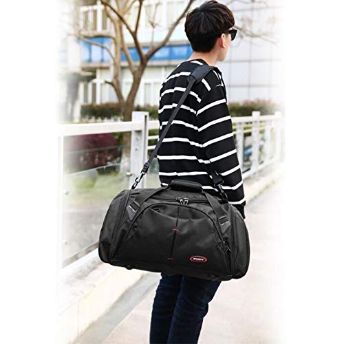 Borsa Sportiva Borse sportive impermeabili da uomo palestra borse fitness a tracolla nero viaggio e bagagli