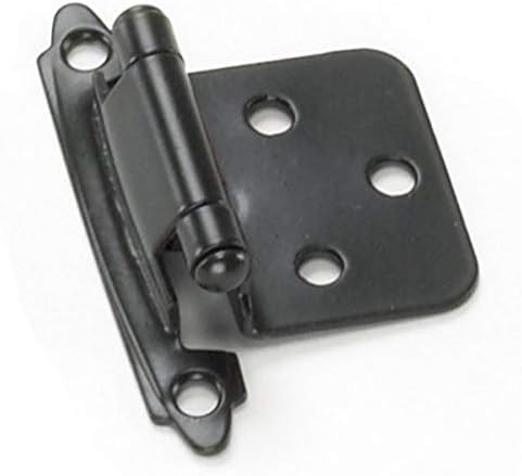 Laurey 28766 No Offset Oil Rubbed Bronze Semi Concealed Cabinet Hinges