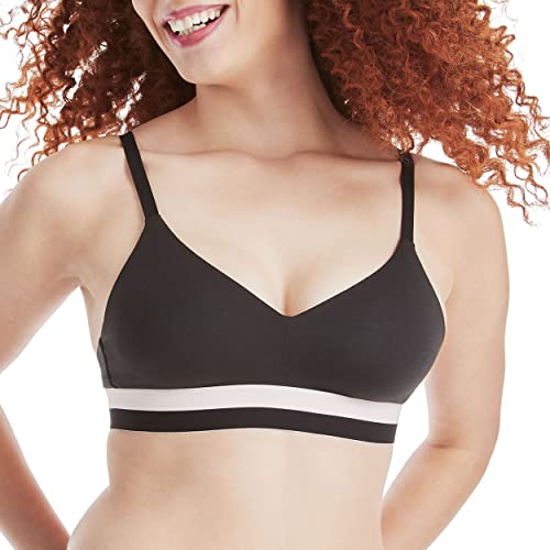 Image of Hanes Women's Wireless Bra, Natural Lift Bras for Women, Soft Modal, Full Coverage, T-Shirt Soft (Plus Sizes, Too)
