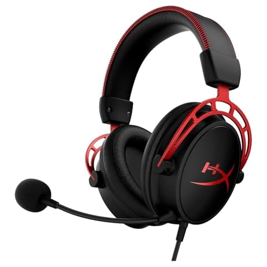 HyperX HX-HSCA-RD Cloud Alpha - Casque Gaming avec control audio intégré
