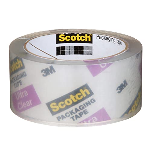 Scotch Packaging Tape, 1.88 in x 54.6 yd (48 mm x 50 m), 1 Roll, Secure Seal image 4