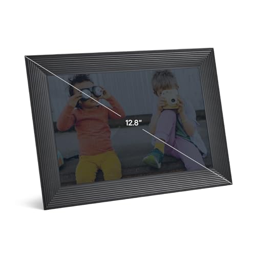 Image of Aura Carver Smart Digital Frame, 10.1 Inch HD WiFi Cloud Frame, Free Unlimited Storage, Send Photos From Anywhere - Gravel