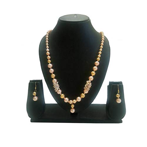 VR Boss Fashion Half White Beads with Long Fashion Chain