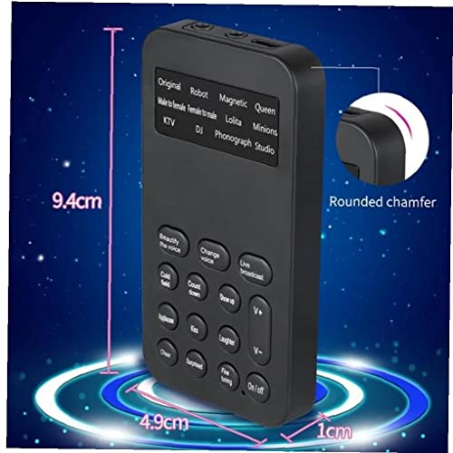 Mini Voice Changer Portable Voice Wissing Modulator-apparaat met 12 spraakwisselingen, draagbare stemwisselaar - Image 3