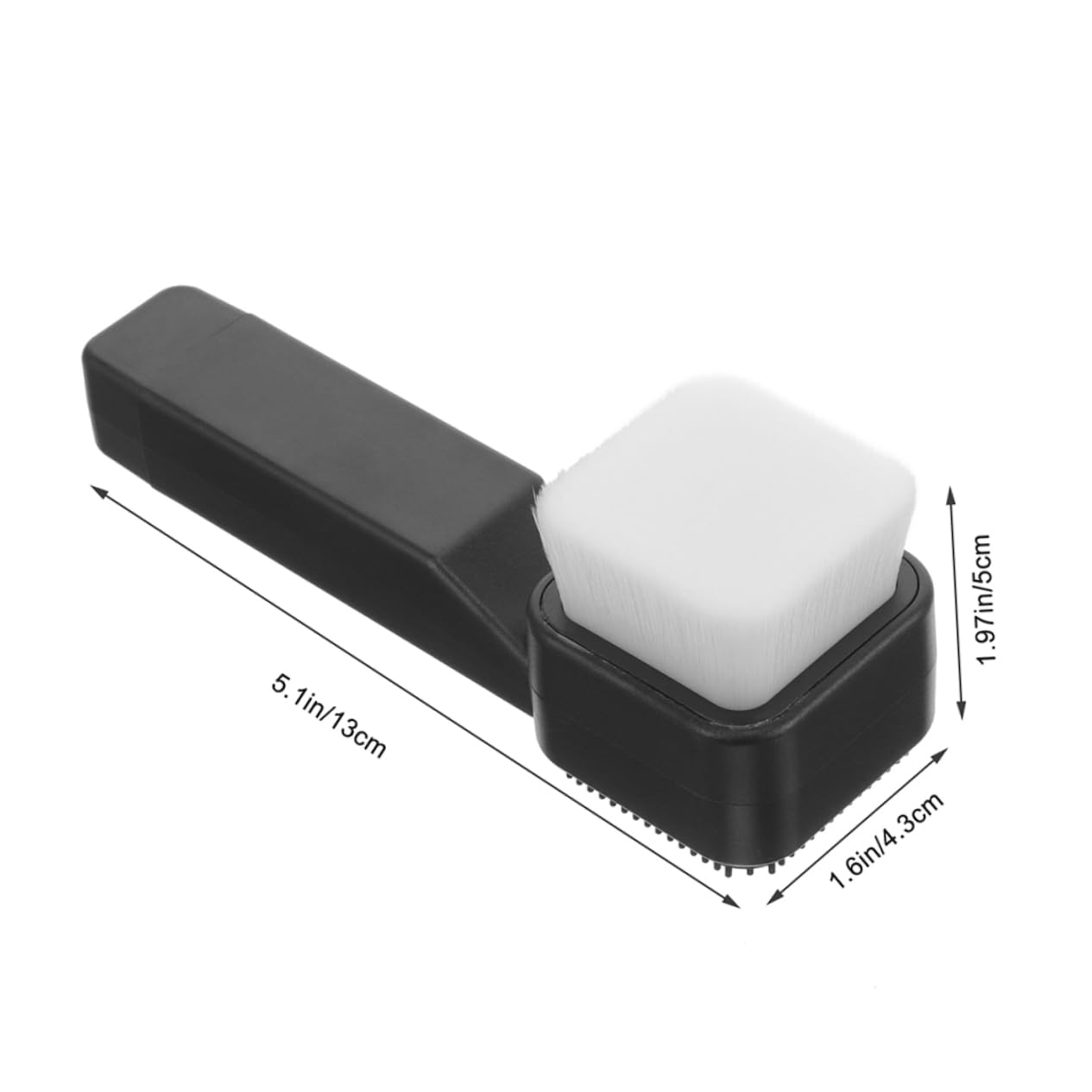 NULYLU 2 Pcs Double Sided Face Brush Exfoliator for Women Men Silicone Cleansing Brush for Deep Cleaning and Exfoliating Facial Scrubber