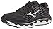Mizuno Herren Wave Horizon 6 Laufschuh, schwarz/Silber, 39 EU