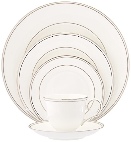 Lenox Federal Platinum Bone China 5-Piece Place Setting, Service for 1, White