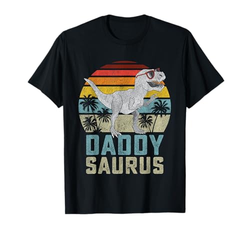 Daddysaurus T Rex Dinosaur Daddy Saurus Family Matching T-Shirt
