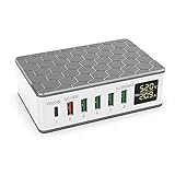 ➤➤➤Compatible con múltiples protocolos: Apple 5V2.4A, QC2.0/3.0, PD 2.0, Huawei FCP, Samsung AFC, BC1.2, etc. [Lo que obtienes] : 1 cargador USB, 1 cable de 1.2 m de CA, 18 meses de garantía de calidad y dentro de 24 horas de servicio al cliente amigable.