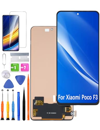 HLYGZX Pantalla de repuesto para pantalla LCD Xiaomi Poco F3 TFT, M2012K11AG pantalla LCD táctil digitalizador kit de piezas de reparación