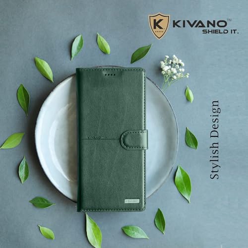 Image of Compatible with OnePlus Nord CE 4 Lite 5G Flip Cover | Leather Finish | Inside Pockets & Inbuilt Stand | Shockproof Wallet Style Magnetic Closure Back Cover Case