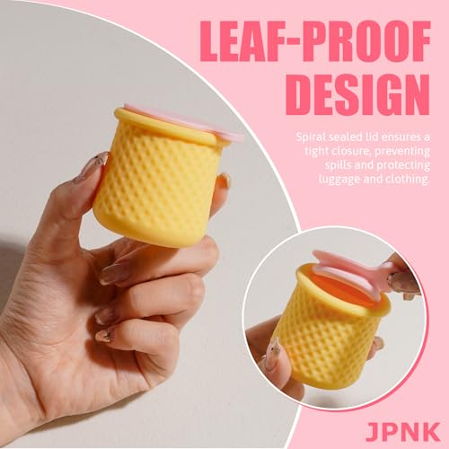 مراجعة JPNK — 4 حاويات سيليكون للسفر 1.8oz (≈53مل) معتمدة TSA مانعة للتسرب وخالية من BPA لكريمات الوجه واليدين والجسم - الصورة 3