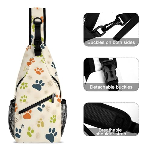 Mochila cruzada tipo Sling para hombre y mujer miniatura 3