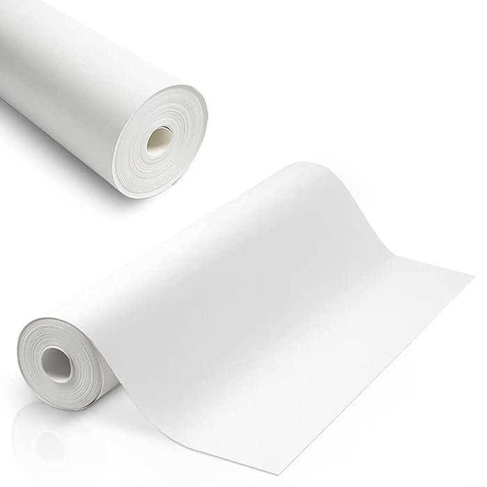 Buy 2500 Grade Lining Paper for Walls Heavy Duty Plain White Lining