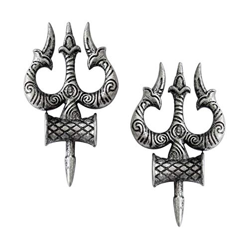 El Regalo Shiva Trishool Damroo Oxidized Studs Earrings for Girls & Women | Traditional Ethnic Shiva Trident Earrings (B08H1CN6Q1) Amazon Price History, Amazon Price Tracker