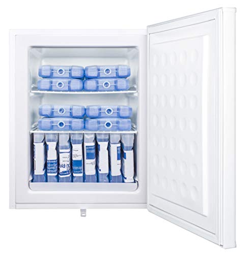 Image of Summit Appliance FS30LPLUS2 Accucold Compact All-Freezer, 1.8 cu.ft Capacity, Manual Defrost, Wire Shelving, Adjustable Thermostat, Buffered Temperature Probe, NIST Calibrated Thermometer