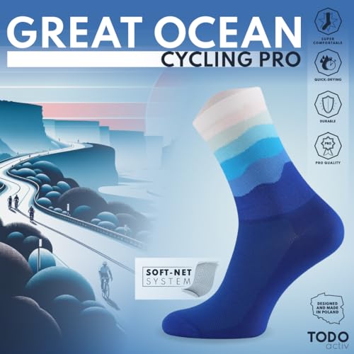 Image of TODO PRO Cycling Socks - Breathable Bike Socks for Men and Women