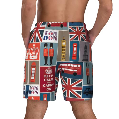 Short de bain homme à séchage rapide short plage double couche - 4