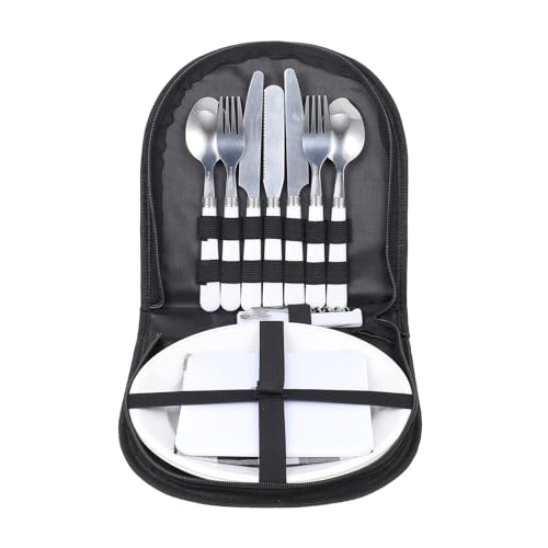 Vaisselle de camping en acier inoxydable avec finition surface lisse