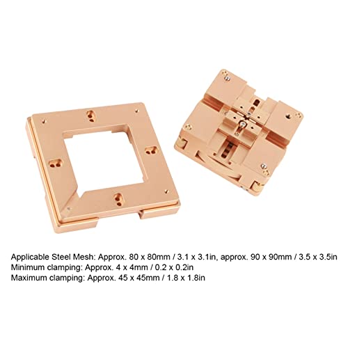 Estación Universal de Reballing BGA, Kit de Plantilla de Soldadura con Centrado Automático y Soporte de Malla de Acero Magnético, Herramienta de Aleación de Aluminio para Reparación de CPU y PCB de Teléfonos Móviles miniatura 2