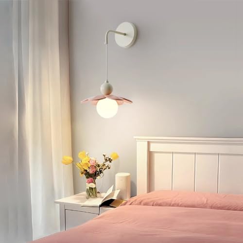 Aplique de pared blanco 1 luz para cabecera de dormitorio e iluminación moderna 4