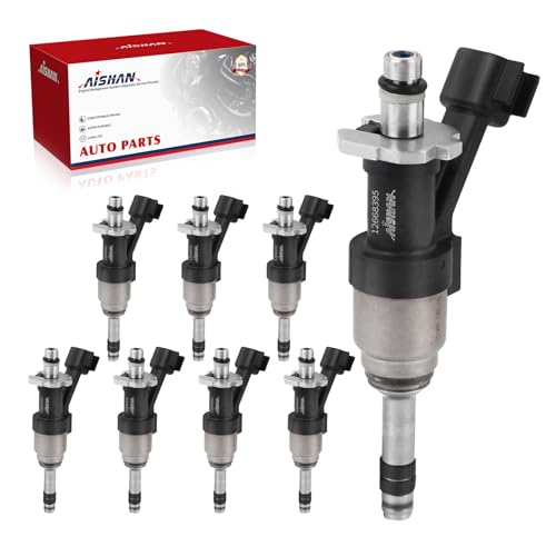 AISHAN 8PCS Fuel Injectors 6 Holes Compatible with Cadillac Escalade 2015-2017, for Chevy Camaro LT1 2020 2021, SS 2016-2021, ZL1 2017-2021, for GMC Yukon XL 2015-2019 ReplaceFJ1296 12668395