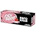 Dr Pepper Zero Strawberries and Cream Soda, 12 fl oz cans, 12 Pack