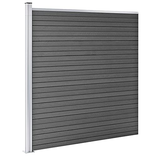 vidaXL Zaunelement Gartenzaun Sichtschutzzaun Lamellenzaun Windschutz Zaun Windschutzzaun Terrasse Stecksystem… – Bild 4