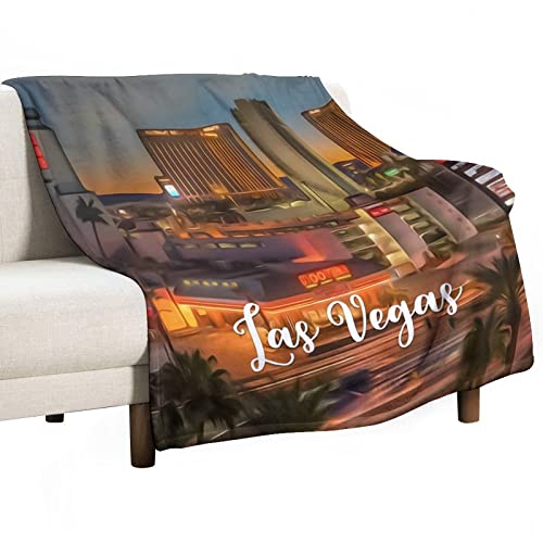Couverture duveteuse double face Las Vegas en polaire premium