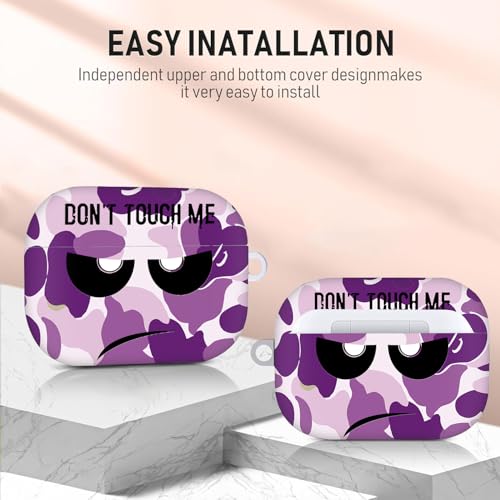 Image of Compatible with Airpods Pro 3 Case(2025),Don't Touch Me for Airpods Pro 3rd Generation Cases Cover with Lanyard Soft Silicone Cute Shockproof Cover for Women Men