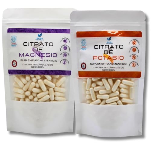 vitaminas con magnesio y potasio Marca SAISA HERBAL