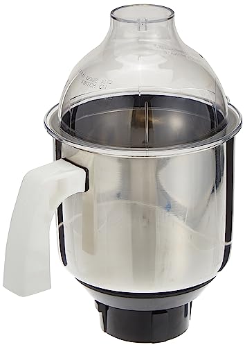 Image of Preethi Super Extractor MGA-510 1.5-Litre Leaf Jar (Blue) & Preethi MGA-513 1.5-L Jar (Steel /Transparent)