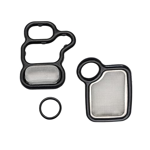 Image of Head Cylinder Solenoid Valve Gasket Set - 15845RAAA01 91319PAAA01 917176 - VVT VTEC Spool Valve Filter Screen Fits Honda Accord Civic CRV Element Acura RDX RSX TSX 2002-2015