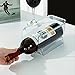 2 Pack Bottle Rack, Fridge Organizer Bottle Rack, Stackable Wine Rack Plastic Bottle Holder (2)