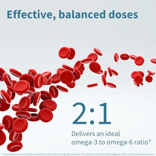 Igennus Echiomega Vegan Omega 3-6-9, Plant Based Echium Seed Oil, Ideal 2:1 Ratio Omega-3 to Omega-6 GLA, Women’s Health, 60 Small Softgels