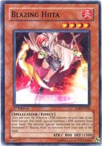 Carte Monstre Feu Carte Yu-Gi-Oh! - Hiita Flamboyante (EOJ-EN028) - Enemy Of Justice - Édition Unlimited - Commune Yu Gi Oh Carte Ultra Rare